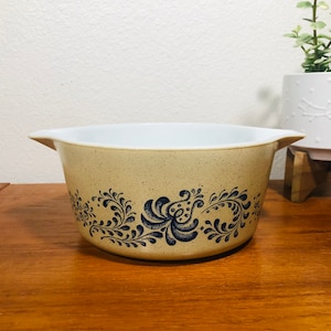 Casserole vintage en Pyrex Homestead 474 1,5 litre