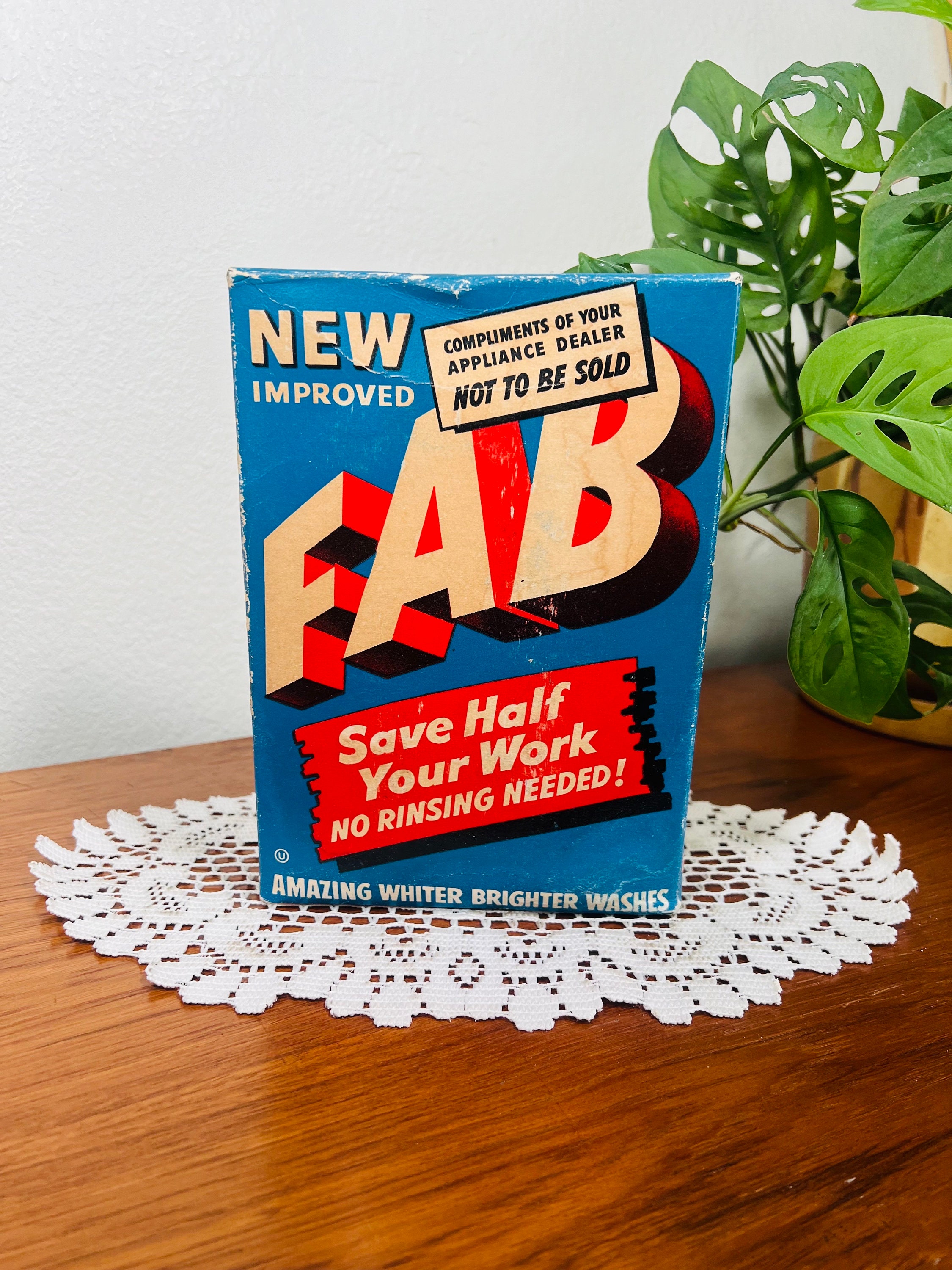 Vintage 1950's FAB Colgate Palmovie Laundry Soap Promotional Not