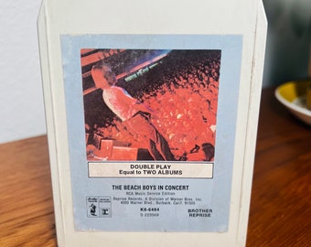 Vintage “The Beach Boys in Concert” Double Play Equal to 2 Albums 8 Track