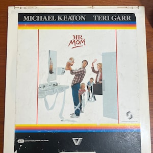 MR. MOM Video CED Videodisc Michael Keaton Teri Garr Laser Disc