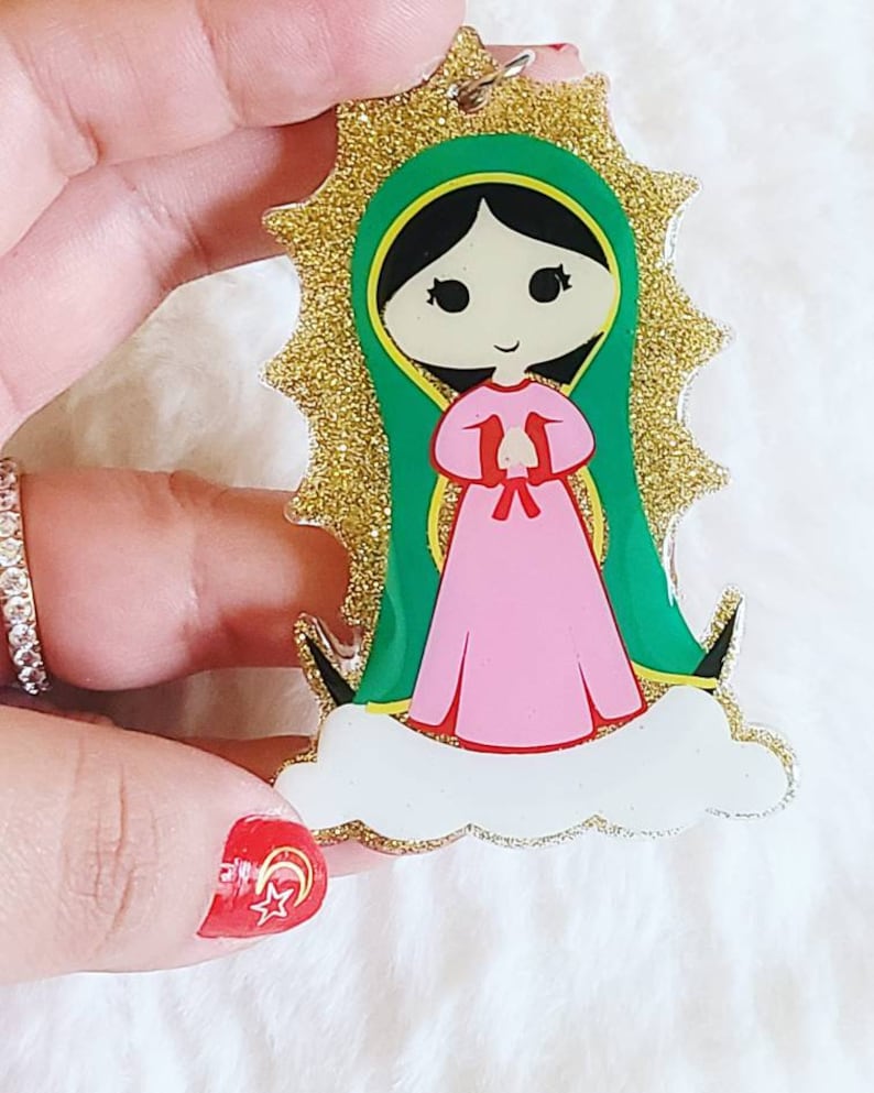 Virgin Mary keychain