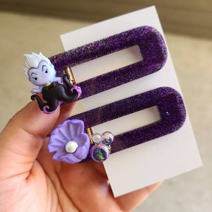 Resin hairclips / witch clips