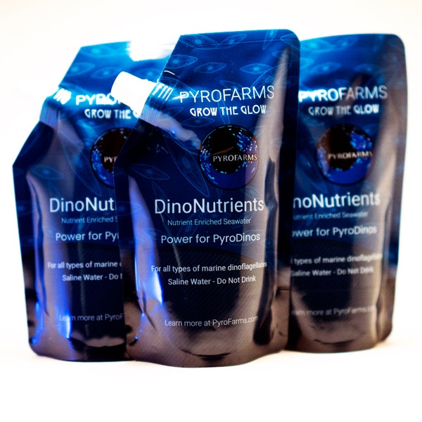 DinoNutrient 3 Pack ~ PyroFarms ~ Nutrients for PyroDinos.  FREE SHIPPING Domestic US Only.