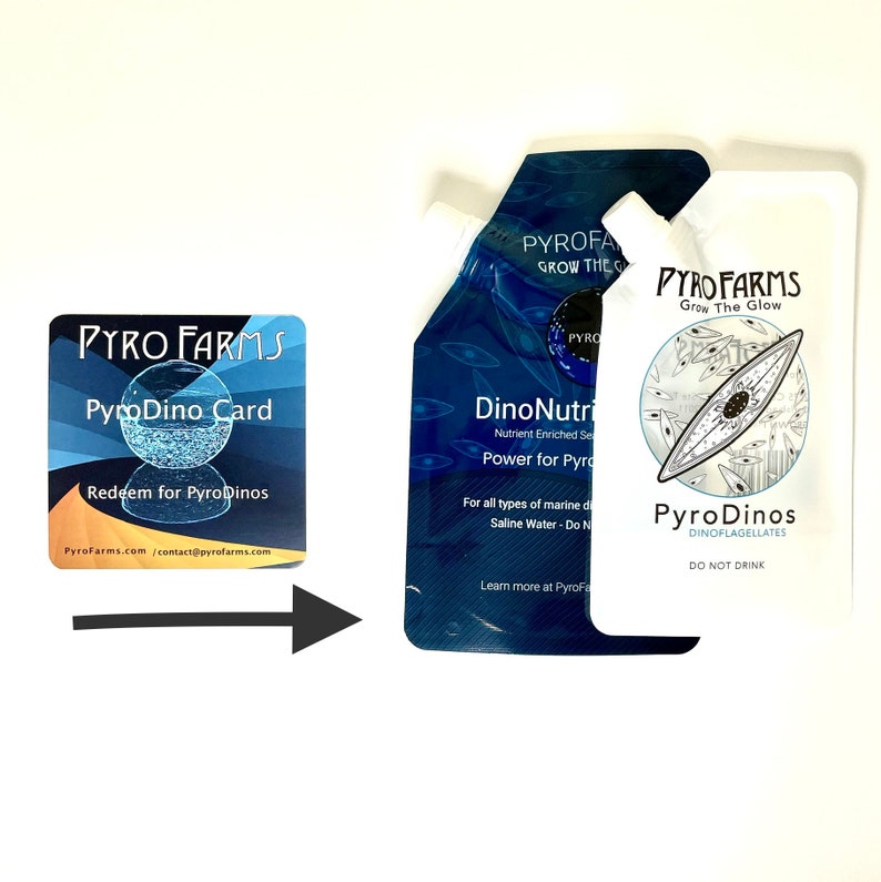PyroDino Card used for acquiring PyroDinos (dinoflagellates) and Nutrients