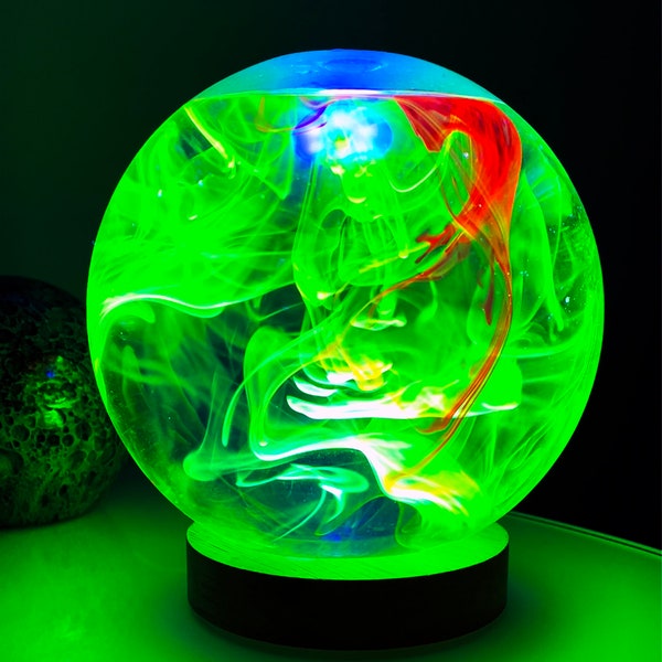 FluoroSphere by PyroFarms - Fluorescent Lava Lamp - Night Light - Party Light