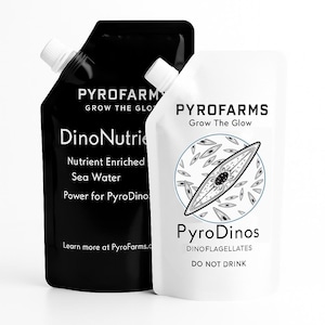 PyroDinos with DinoNutrients - Easy to Grow Glowing Plankton