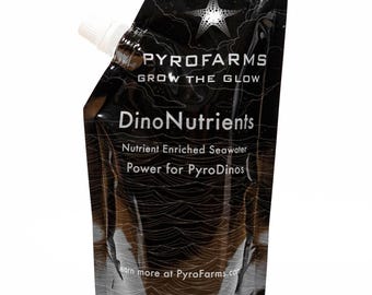 DinoNutrients – Ocean-Based Growth Media for Bioluminescent Algae (PyroDinos) – 280ml Refill Pouch