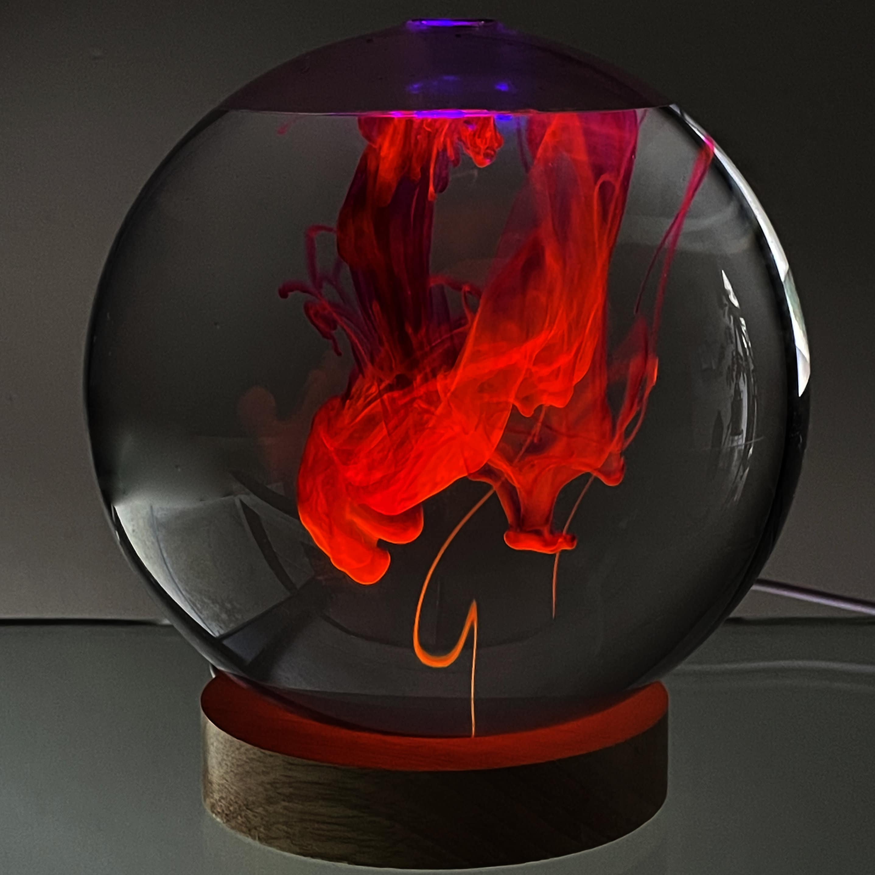 Fluorosphere by Pyrofarms Fluorescent Lava Lamp Night Light Party