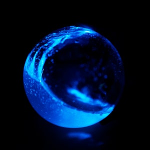 Large Bioluminescent Bio-Orb night light with for growing glowing algae