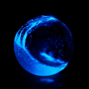 Large Bioluminescent Bio-Orb – Living Light Globe with Glowing Algae | Ocean-Inspired Decor | Unique Science Gift | PyroDino Display Orb
