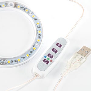 Grow light with settings and timers.