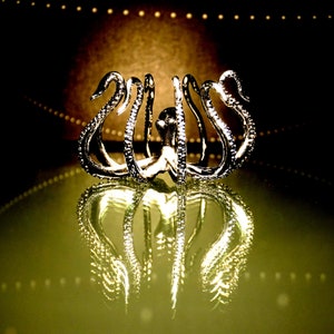 OctoStand - Suporte de exposição com tema oceânico para orbes, plantas e decoração oceânica