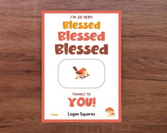 Downloadable Gift Card Holder, Appreciative Card, Thankful Gift Card Holder, Christianity Gift Card, Gift Card Holder For Friend,