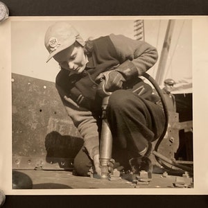 ROSIE THE RIVETER - Vintage. Iconic World War 2 Image of women working in industrial settings, supporting the war effort.