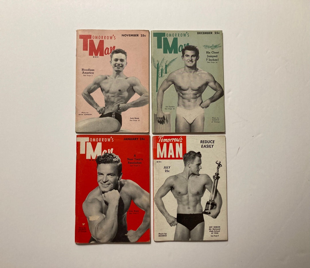 Vintage TOMORROWS MAN physique magazines Premières