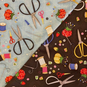 Sewing Fabric (2 choices) cotton quilting crafting decor fabric