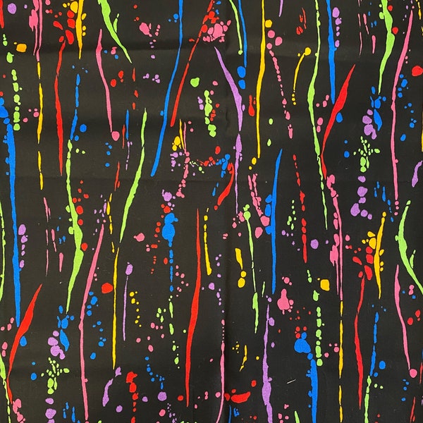 Paint Splatter Fabric - Etsy