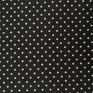 Small Black & White Dots Fabric quilting sewing craft fabric