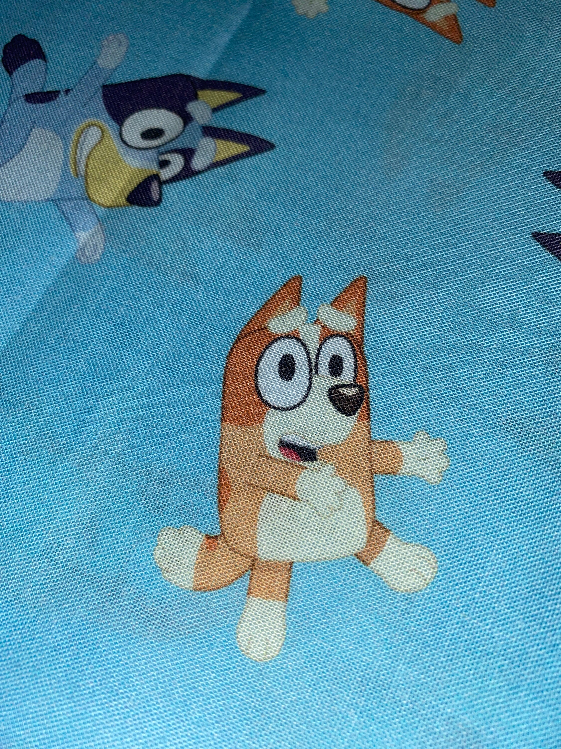 Bluey Cartoon Fabric Kids Character Cotton Quilt Sewing Fabric - Etsy