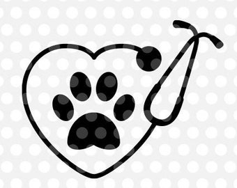 Download Paw Stethoscope Svg Etsy