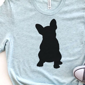 Frenchie Liebe SVG Silhouette Design Französisch Bulldogge Instant Download T-Shirt Cricut Silhouette geschnitten Datei, Svg Dxf eps Geschenk Idee Geburtstagsgeschenk