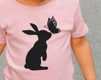 Leuke Easter Egg Bunny Butterfly SVG Hopster Cut File T-Shirt File Download Clipart Cricut Silhouette Sublimation png Cut File Engraving Wood