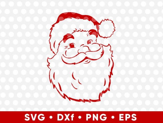 Download Vintage Santa Claus Ho Ho Ho Svg Holiday Download File Svg Etsy