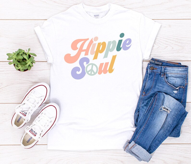 Download Hippie Soul SVG Cut Files Cricut Files Hipster T-Shirt Cut ...