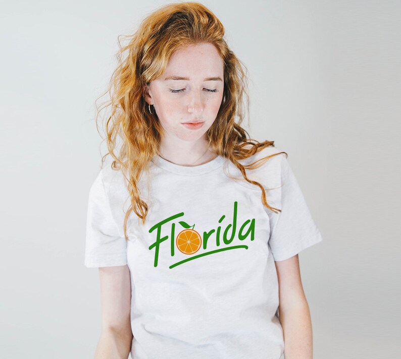Download Florida Orange SVG Cut Files Cricut Files Cute T-Shirt ...