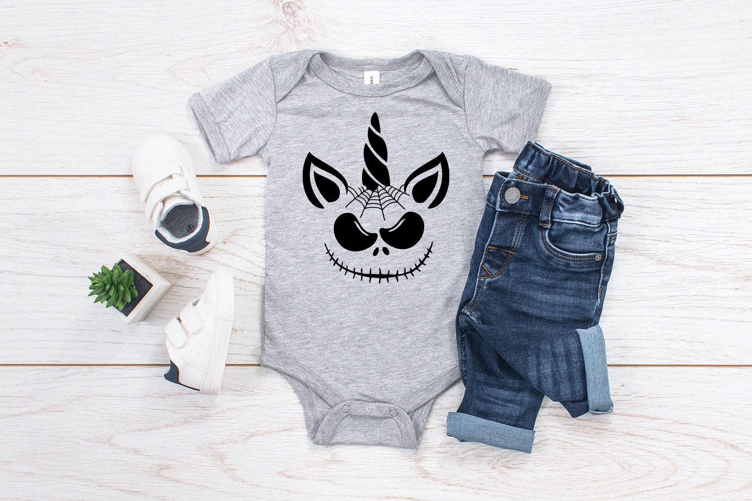 Halloween Unicorn SVG Jack Skellington Download File Unicorn Etsy