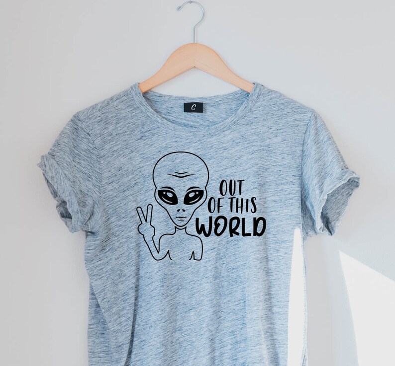 Download Cute Alien SVG Cut Files Cricut Files Funny T-Shirt svg Cut | Etsy