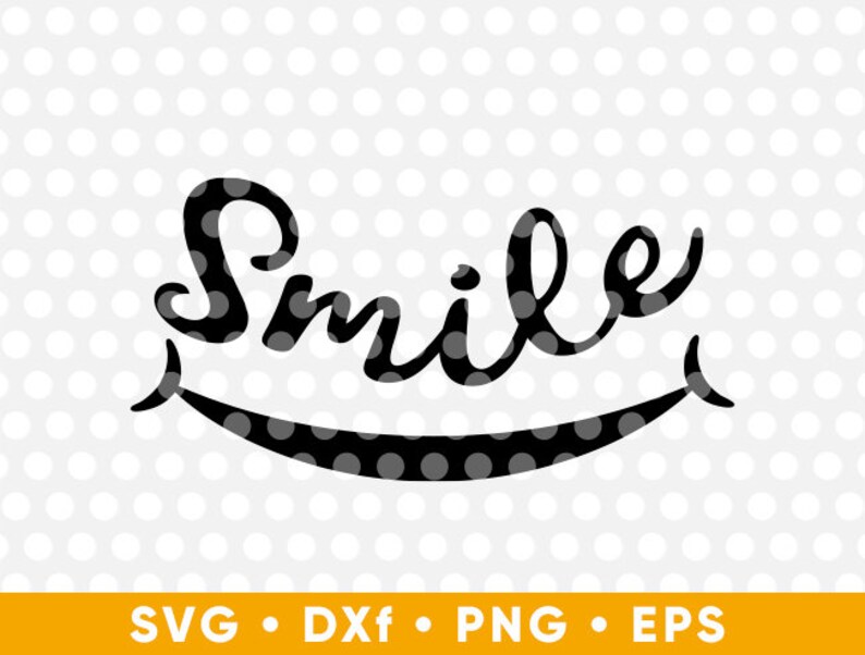 Download Cute Smile SVG Cut Files Cricut Funny Quote T-Shirt Clipart | Etsy