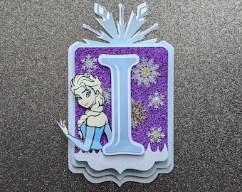 Bannière de flocon de neige, fichier de coupe de gâteau pour Cricut et silhouette, bannière pour toute occasion, anniversaire sur le thème du flocon de neige, Pancarta De Copo De Nieve