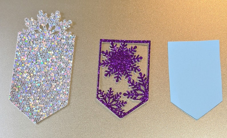 Download Snowflake Banner/Cake Topper SVG Cut File For Cricut And ...