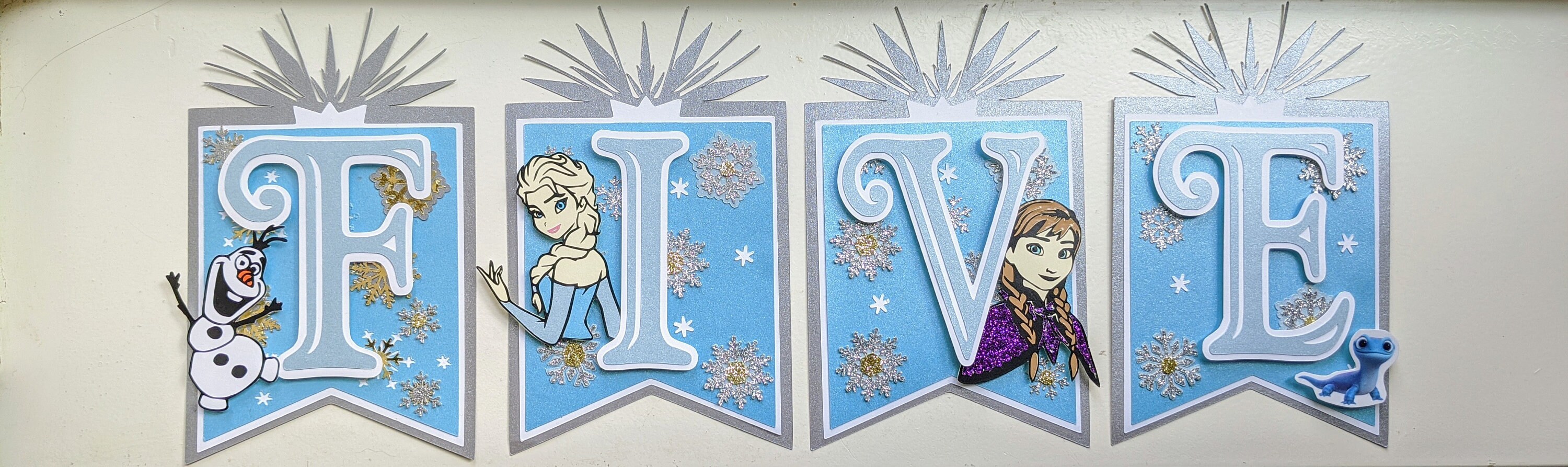 Snowflake Banner SVG Winter Wonderland Banner Banner for Any Etsy