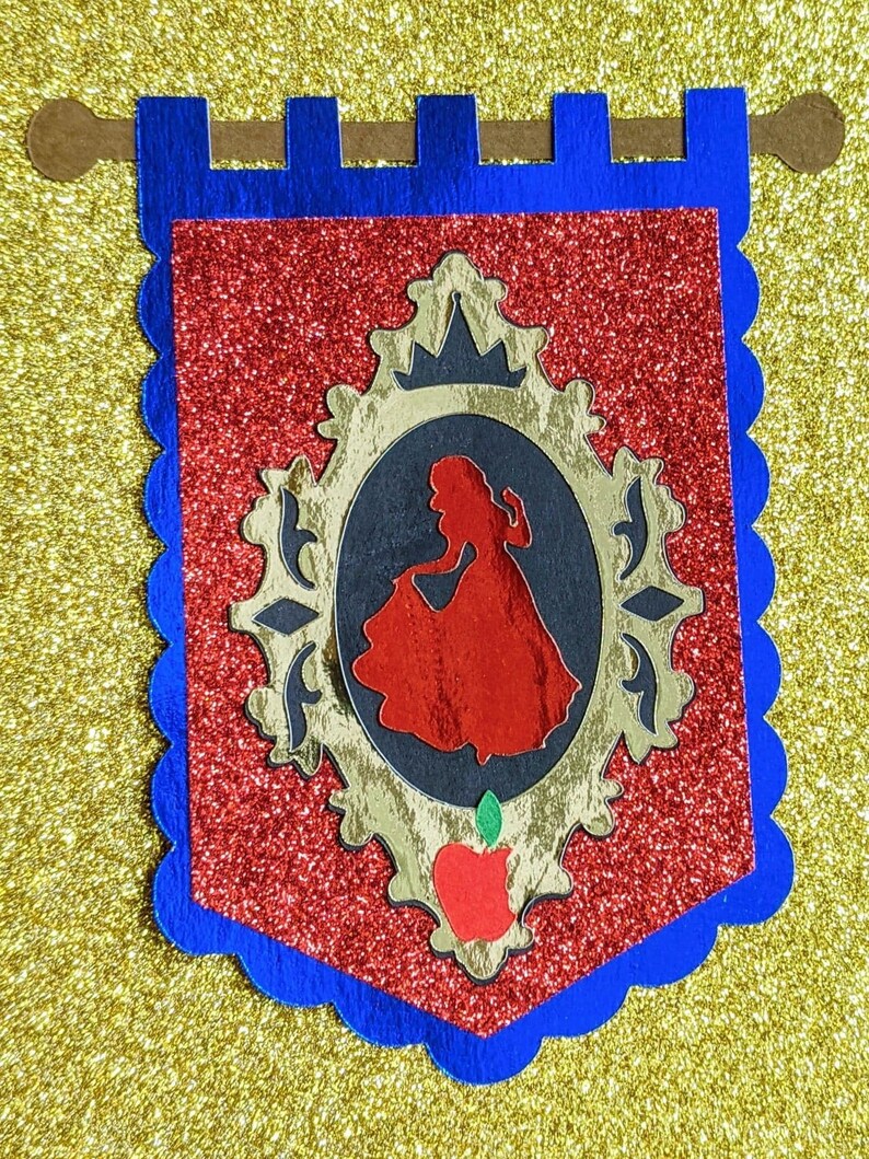 Download Snow White Inspired SVG Banner Or Cake Topper SVG Cut File ...