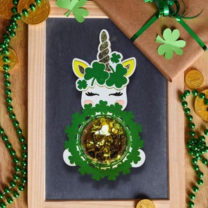 Unicorn Candy Holder, St Patrick&#39;s Day Candy Holder SVG, Unicorn Cut File, Candy Holder SVG, Unicorn Candy Ornament, St. Patrick&#39;s Unicorn