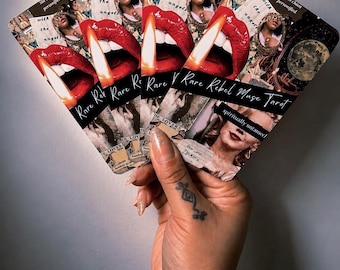 Rare Rebel Muse Tarot Deck | Abstract Modern Cards for Creatives