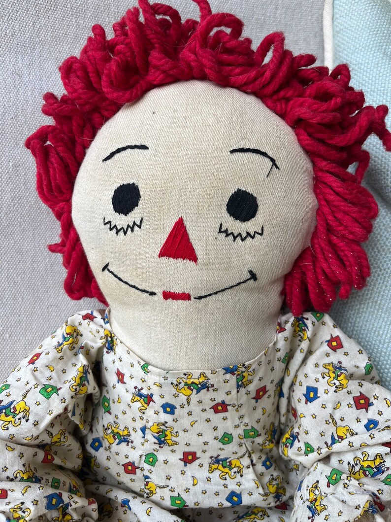 Vintage Raggedy Ann Doll Antique Raggedy Ann Doll - Etsy