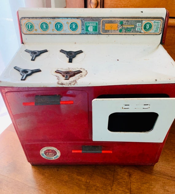 vintage toy kitchen set