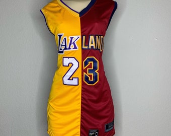 lakers jersey dress