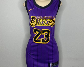 la lakers jersey dress