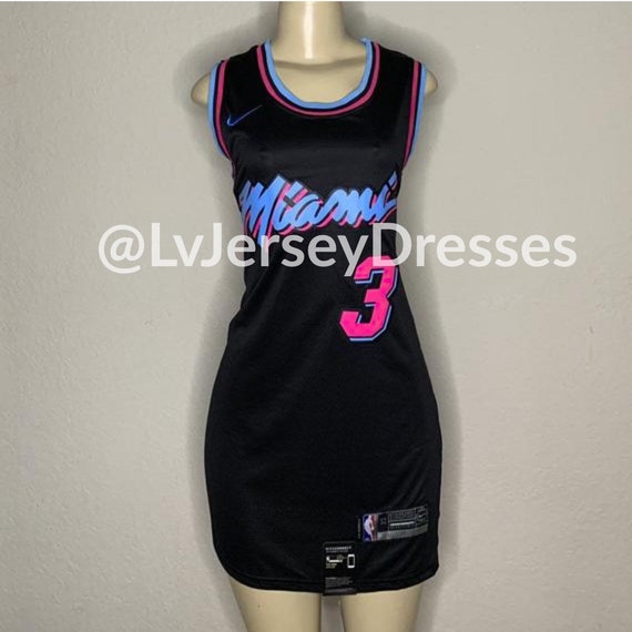 miami heat jersey dress