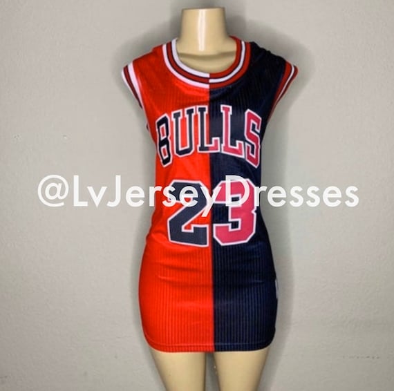 bulls split jersey