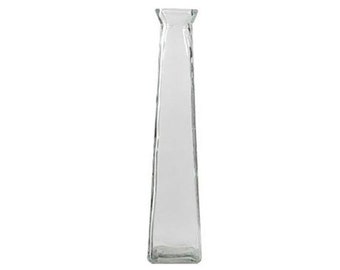 11" Inch Tall Clear-Glass Bud Vase - Great For weddings, centerpieces, DIY'S, and Flower Vases