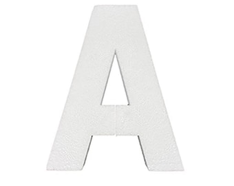 Foam Letters - 12 Inch styrofoam Letter Great for Arts and Craft & DIY - A-Z