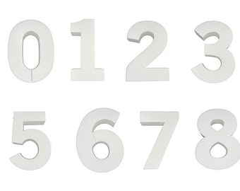 Foam Numbers -  12 Inch styrofoam numbers For Arts & Crafts, DIY's and Decorations