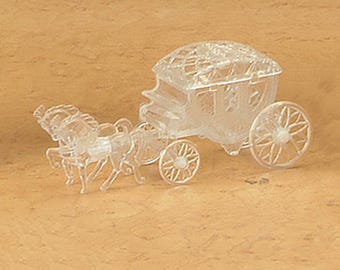 Cinderella Horse & Carriage Coach Party Favors - Cake Centerpiece 12 PCS