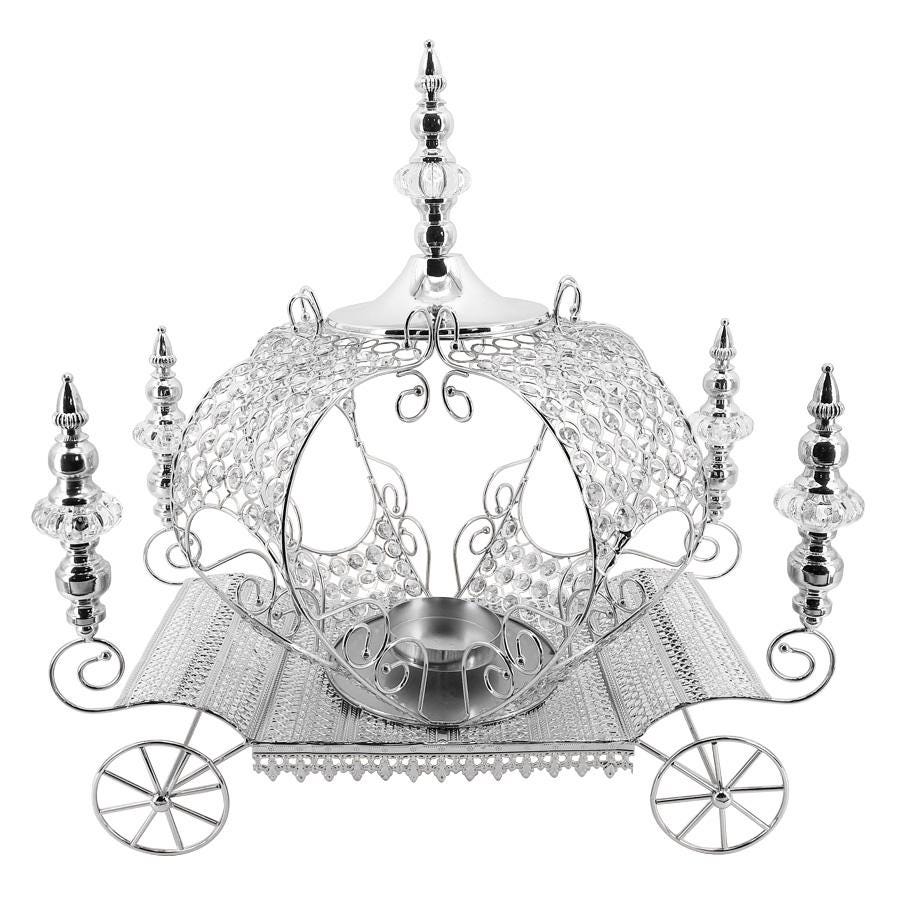 Crystal Pumpkin Carriage Candle Holder