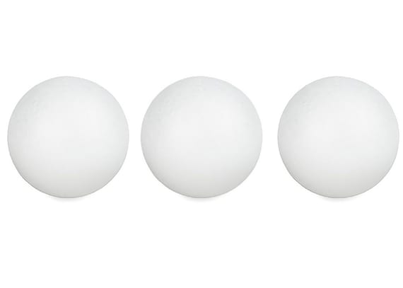 3 Inch Smooth Foam Balls for Spring Holiday, Class Crafts Making, School  Projects, and Arts and Crafts 6 Pcs 